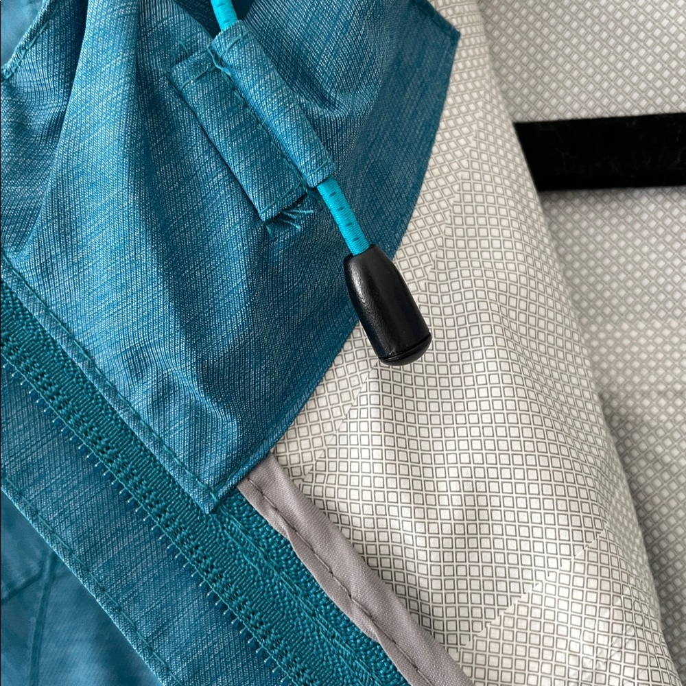 PARADOX Womens Waterproof & Breathable Hooded Rain Wind Jacket teal blue size M - Picture 14 of 14